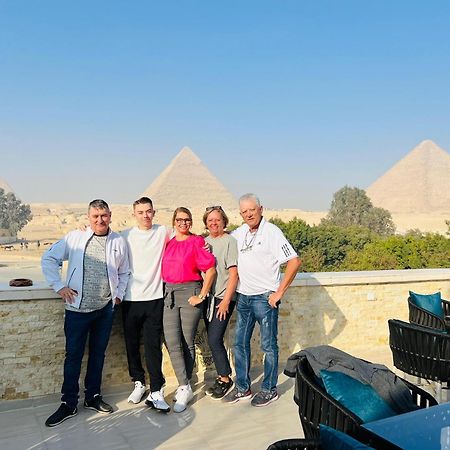 Great Scarab Pyramids View Hotel Kafrat al Jabal Bagian luar foto